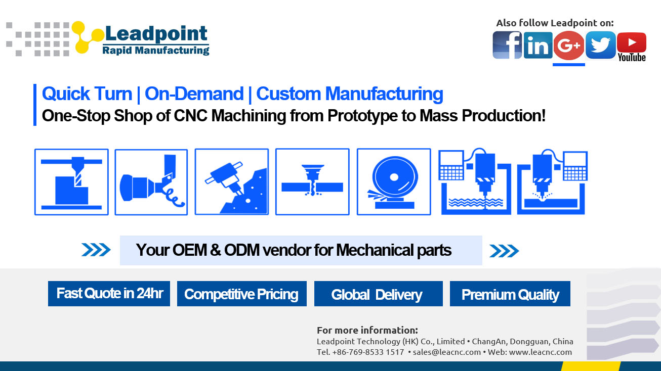 Leadpoint_One Stop Shop of CNC Machining Services, Customized Solutions
